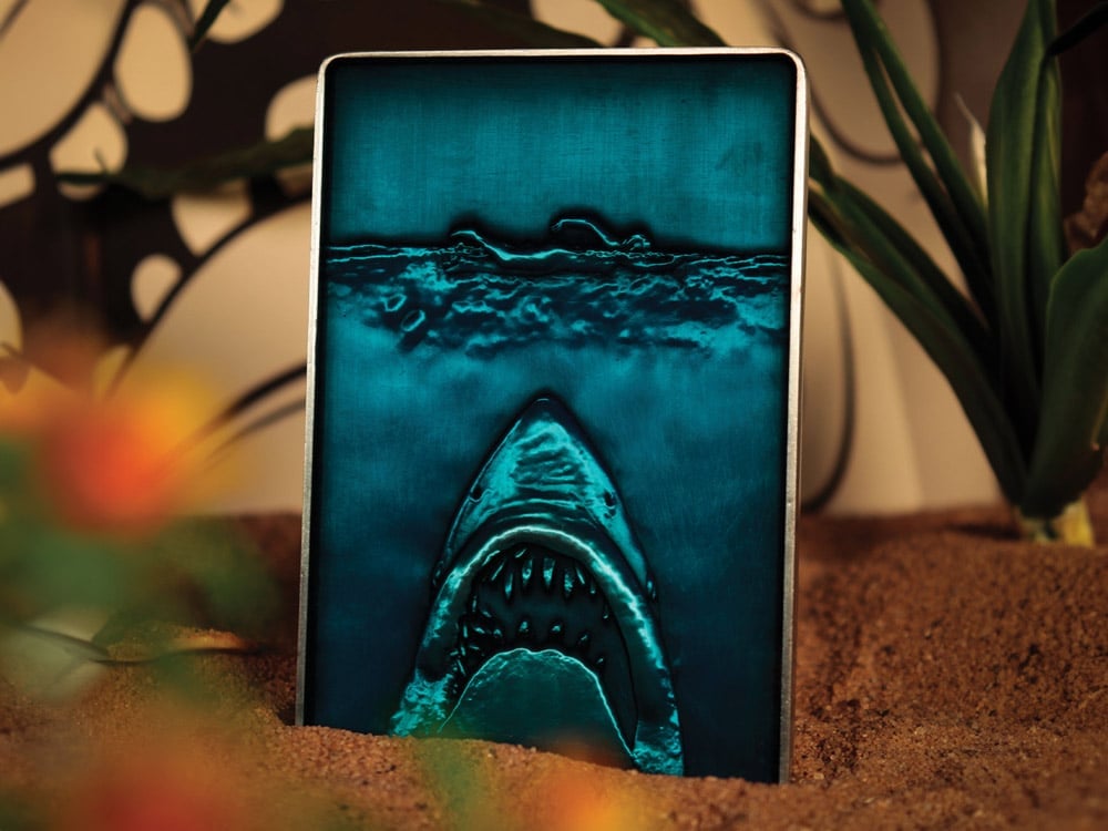 Fanattik Collectibles Jaws 50th Anniversary Poster Limited Edition Ingot - View 2