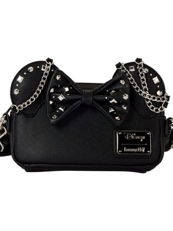 Loungefly Disney Minnie Mouse Studs & Chains Sling Crossbody Bag