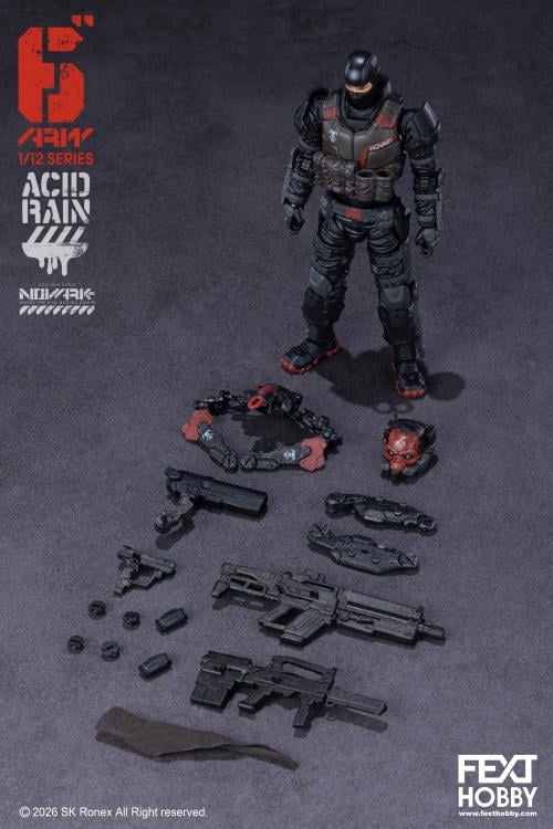 Fext Hobby Acid Rain World: Novark FXH-AR-005 Valerius 1/12 Scale Action Figure - View 12