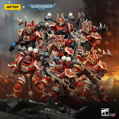 JoyToy Warhammer 40K World Eaters Khorne Berzerker (Ver. 2) 1/18 Scale Action Figure - View 9
