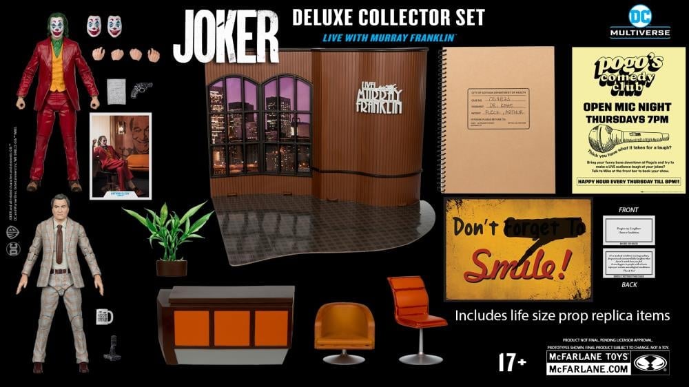 McFarlane Toys DC Multiverse Joker Deluxe Collector Set with Murray Franklin - View 20