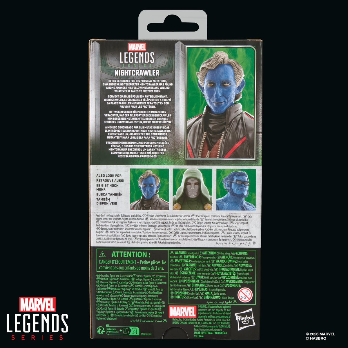 Hasbro Marvel Legends Avengers: Doomsday Nightcrawler Action Figure - View 11