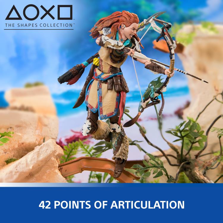 Spin Master Horizon Forbidden West The Shapes Collection Aloy (Nora Huntress Ver.) 6-Inch Action Figure - View 4