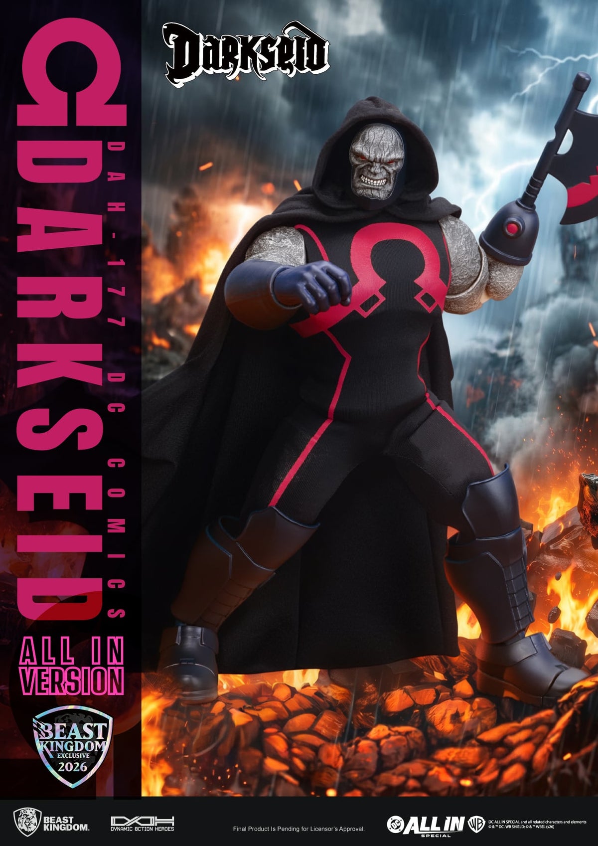 Beast Kingdom DC Comics Dynamic 8ction Heroes DAH-177 Darkseid (All In Ver.) SDCC 2026 Exclusive 8-Inch Action Figure - View 3