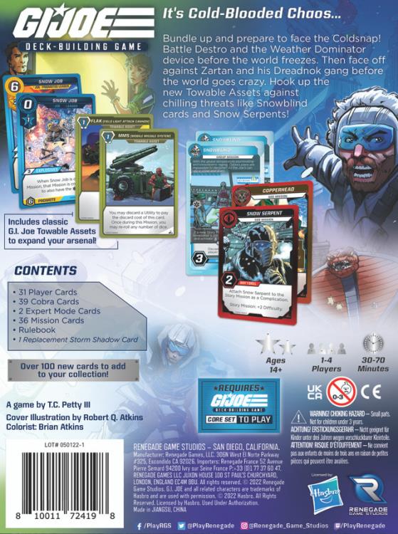 Renegade Game Studios G.I. Joe Deck-Building Game Coldsnap Expansion - View 4