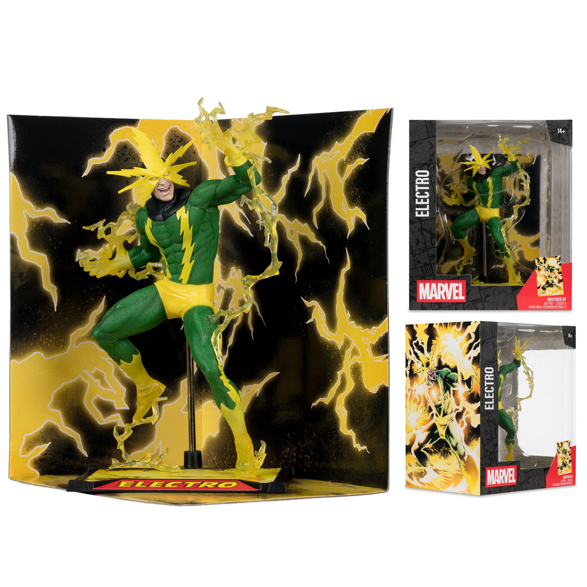 McFarlane Toys Marvel Comics Electro (Joe Fixit #5) 1/10 Scale Action Figure - View 9