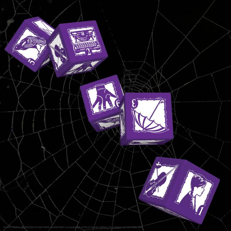 USAopoly Yahtzee: Wednesday Dice Game Featuring Wednesday Addams - View 3