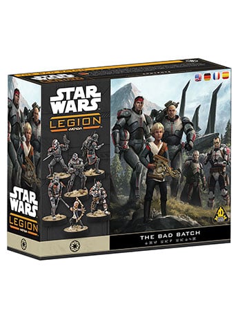 Atomic Mass Games Star Wars: Legion The Bad Batch Plastic Miniatures with Hunter, Tech, Crosshair, Wrecker