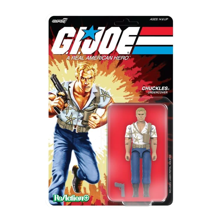 Super7 G.I. Joe ReAction+ Chuckles (Movie) Action Figure - View 4