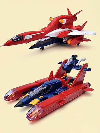 Academy Mechander Robo Stationary Series Mechander Max and Try Max Model Kit 7-Inch
