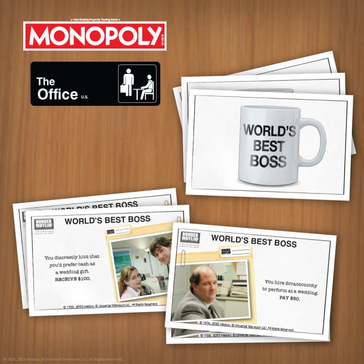 Hasbro Monopoly: The Office Property-Trading Board Game - View 7