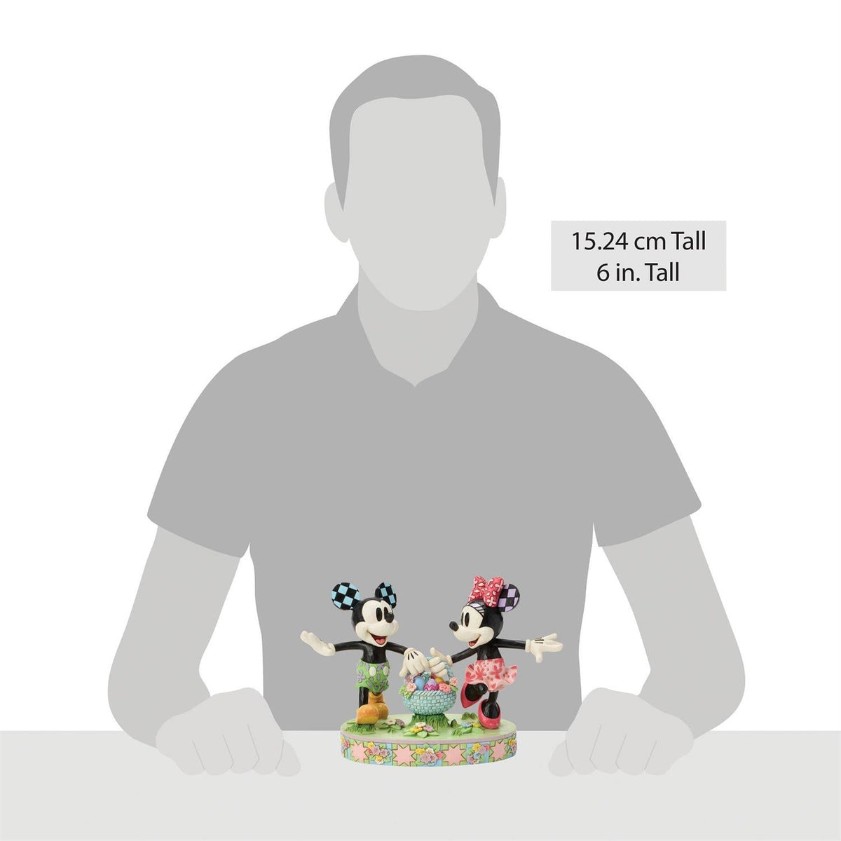 Enesco Disney Traditions Mickey & Minnie Easter Basket Jim Shore 6-Inch Figurine - View 5