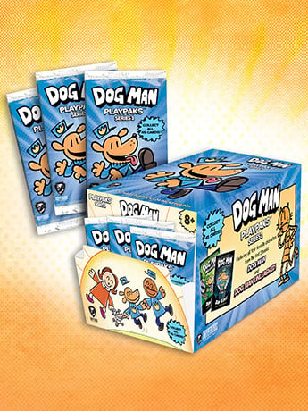 Cryptozoic Dog Man Playpaks Series 1 Collectible Display Box with Dog Man and Petey