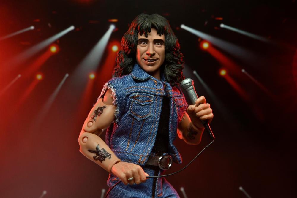 NECA AC/DC Bon Scott 8-Inch Plastic Clothed Figure for Display - View 7