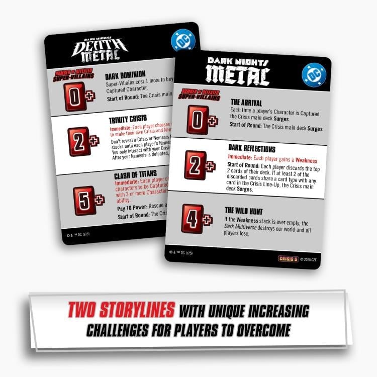 Cryptozoic DC Comics Deck-Building Card Game: Death Metal Crisis Expansion - View 7
