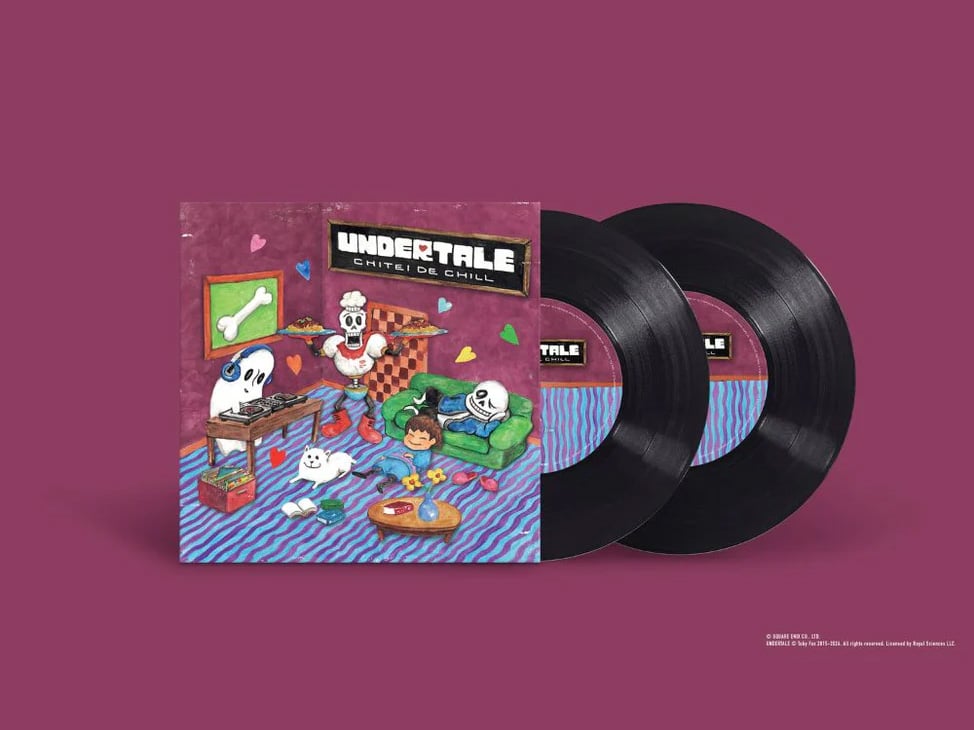 Square Enix Products Undertale: Chitei de Chill Vinyl Record 2XLP - View 4