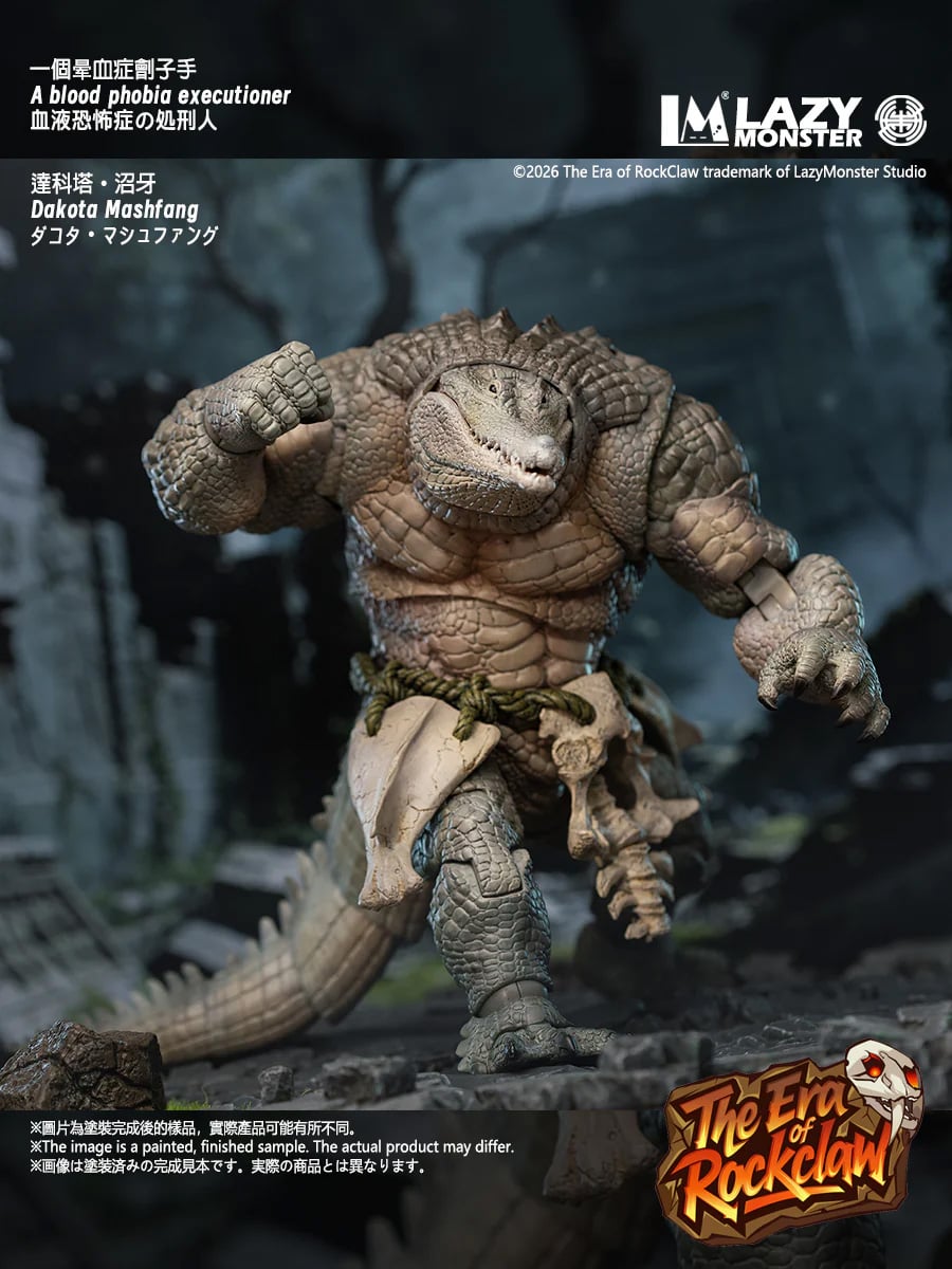 Lazy Monster Studio The Era of Rockclaw C03 Dakota Mashfang 8.66-Inch Action Figure - View 3