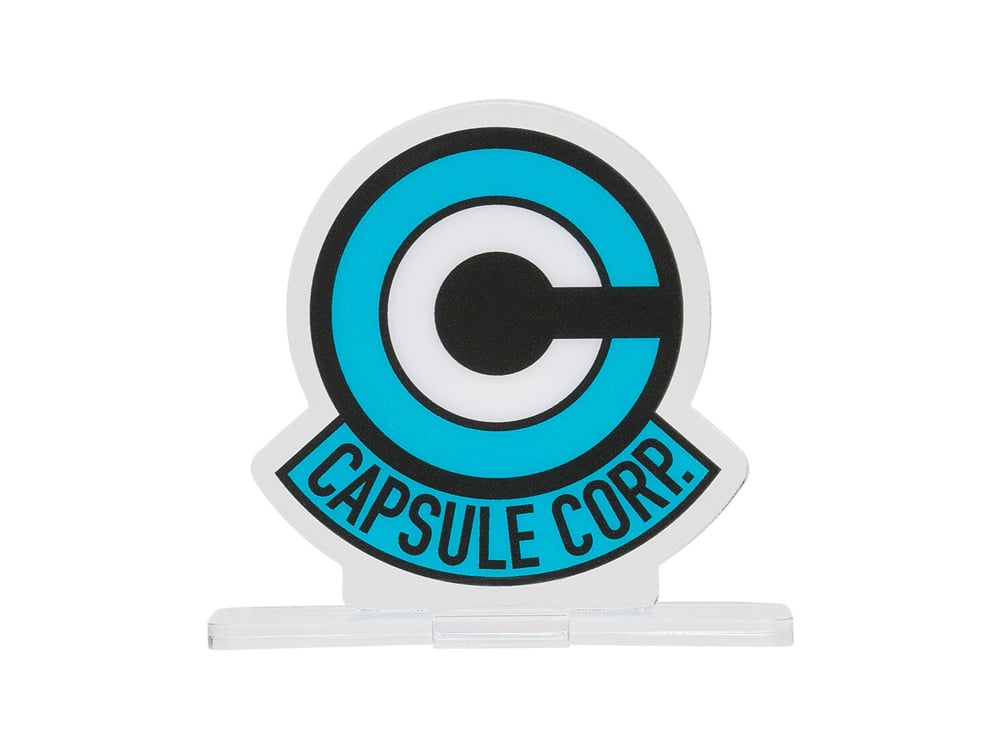 Bandai Dragon Ball Capsule Corporation Acrylic Logo Display EX Exclusive - View 2