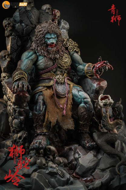 Nottaa Collections Enveloped Yaomo Series Cyan Lion (Blood Ver.) 1/12 Scale Figure - View 5