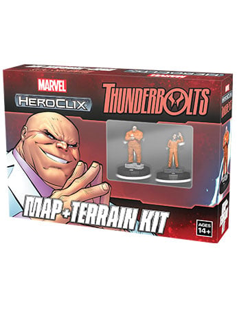 WizKids Marvel HeroClix Thunderbolts Map and Terrain Kit, 2-Inch Scale