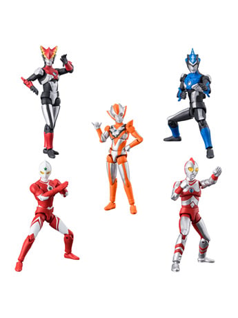 Bandai ChoDo Ultraman Alpha 12 Box of 10 Random Figures and Accessories