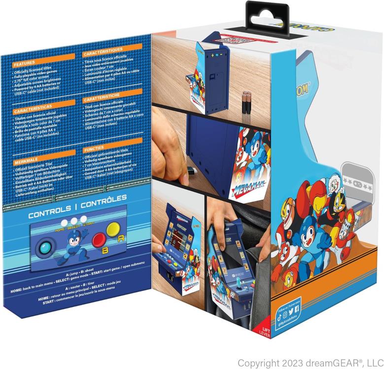 My Arcade Mega Man Collectible Retro Arcade Micro Player Pro (6-Games-in-1) - View 11