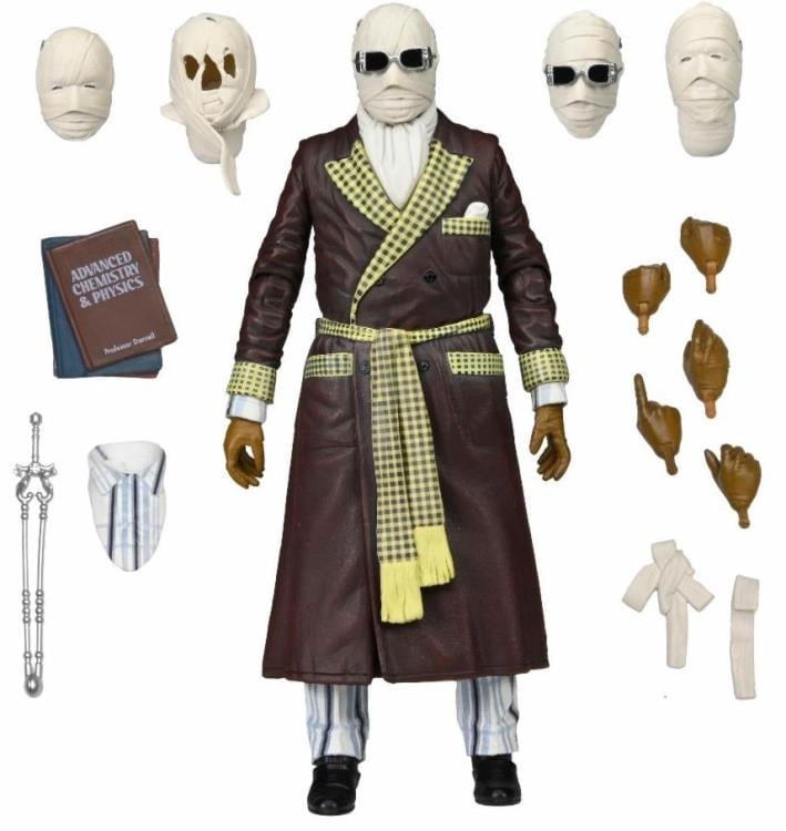 NECA Universal Monsters Ultimate Invisible Man (Kemp House) (Color Ver.) Action Figure - View 10