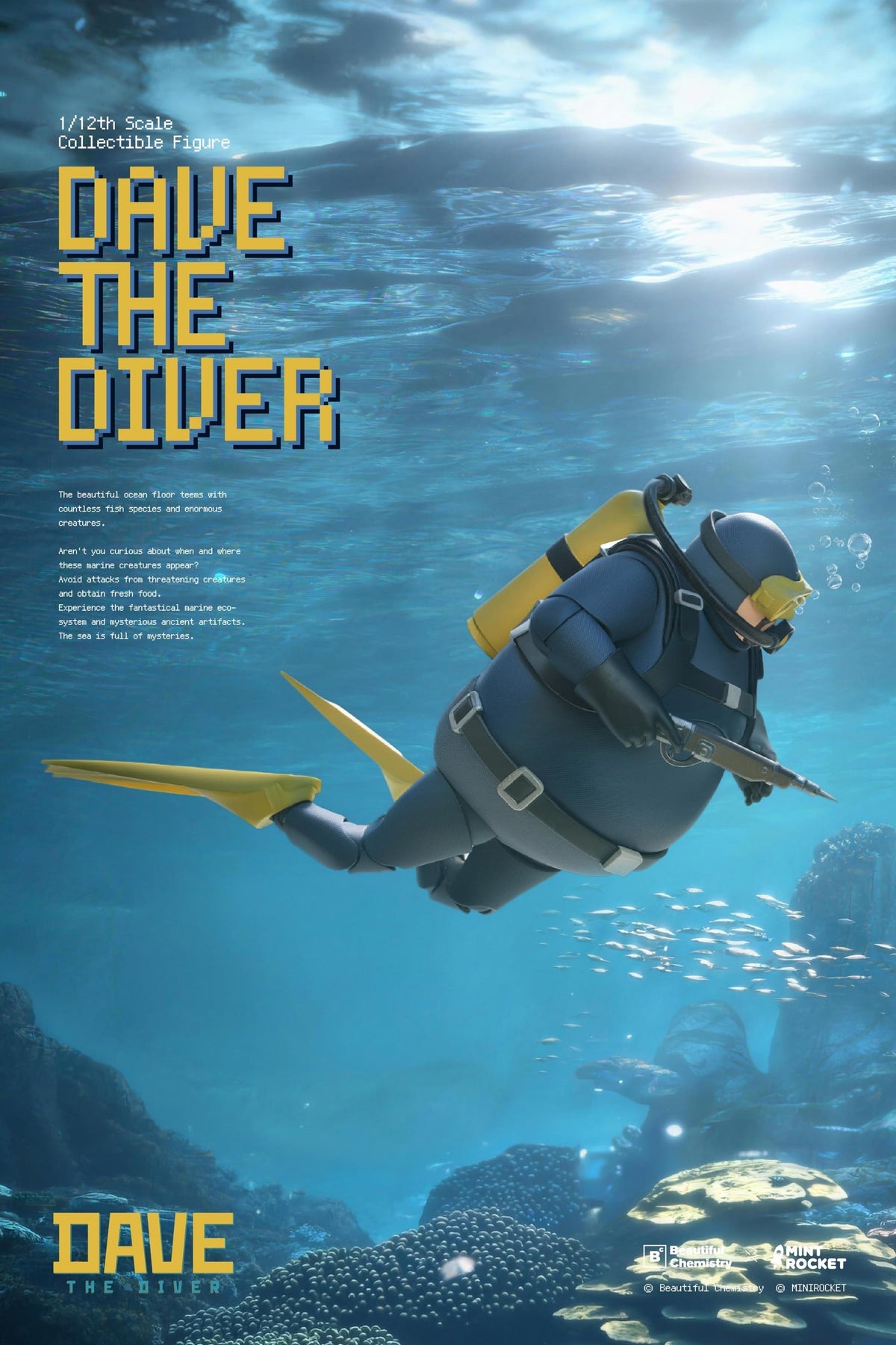 Beautiful Chemistry Dave the Diver 1/12 Scale 6-Inch Action Figure - View 15