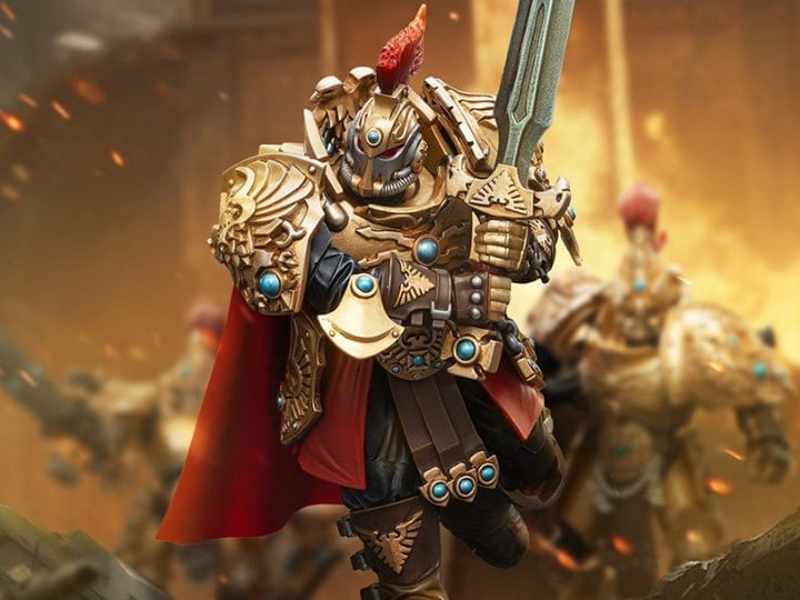 JoyToy Warhammer 40K Adeptus Custodes Blade Champion 1/18 Scale Plastic Action Figure - View 2