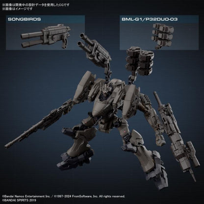 Bandai Armored Core VI: Fires of Rubicon 30 Minutes Missions RaD CC-2000 Orbiter Nightfall Model Kit - View 16
