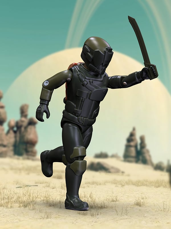 Bethesda Starfield UC Marine Plastic Action Figure - View 3