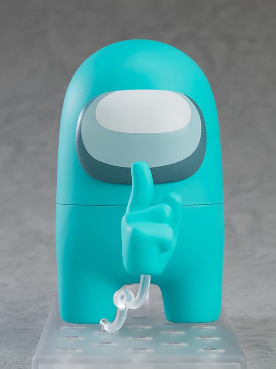 Good Smile Among Us Nendoroid No.1791b Crewmate Cyan 4-Inch Plastic Figure - View 3