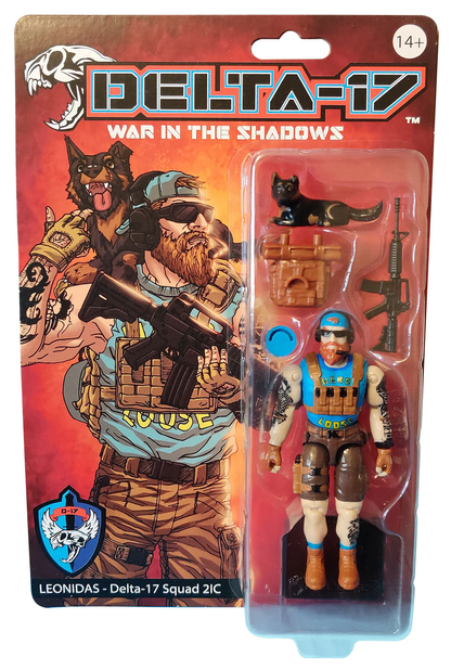 5by5 Toys Delta-17: War in the Shadows Leonidas Action Figure - View 12