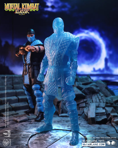 McFarlane Toys Mortal Kombat Klassic Sub-Zero (Ice Clone) 7-Inch Action Figure - View 8