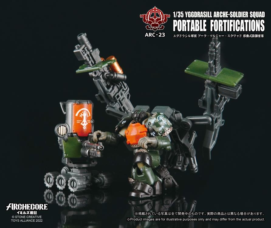 Toys Alliance Archecore ARC-23 Yggdrasill Arche-Soldier Squad Portable Fortifications Set - View 5
