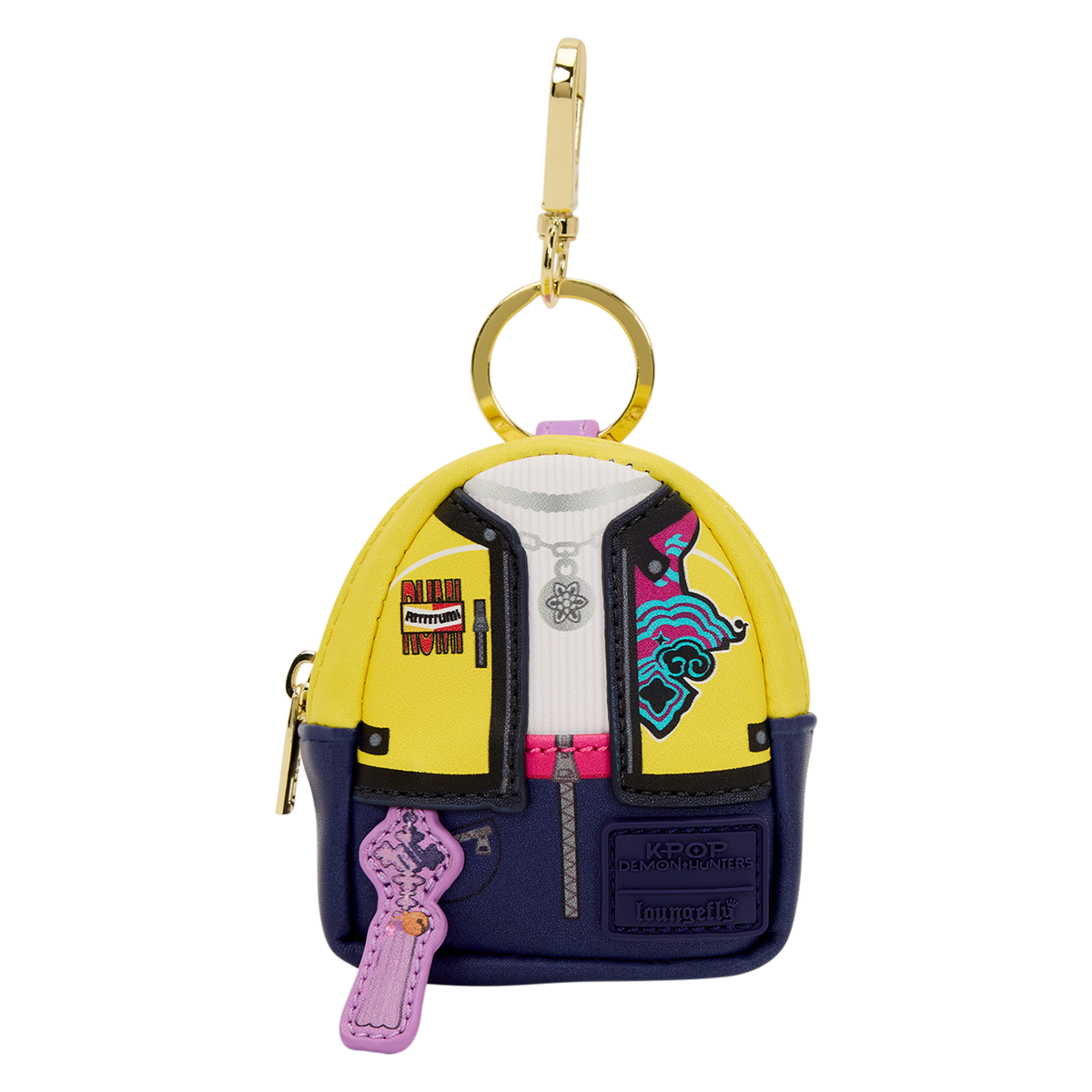Loungefly KPop Demon Hunters Random Mini Backpack Keychain Charm - View 3