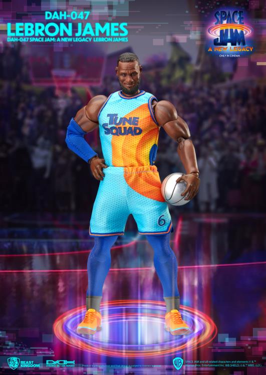 Beast Kingdom Space Jam: A New Legacy Dynamic 8ction Heroes DAH-047 LeBron James Figure - View 3