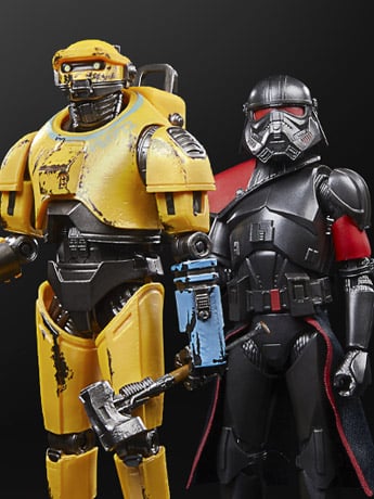 Hasbro Star Wars: The Black Series 6-Inch NED-B and Purge Trooper Carbonized Two-Pack