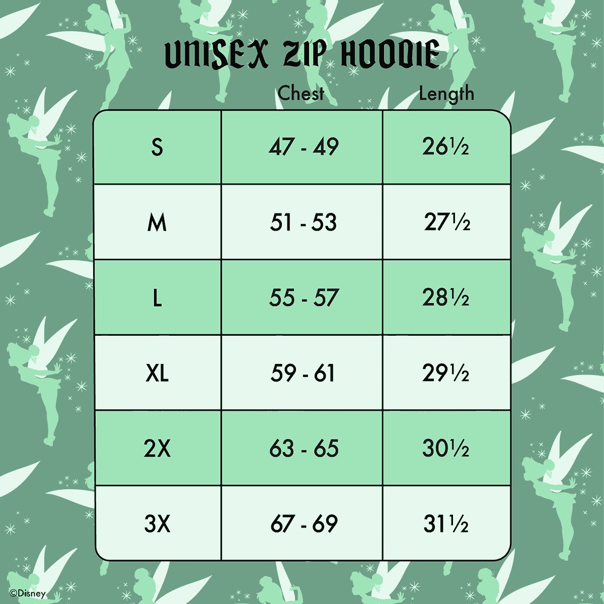 Loungefly Peter Pan Tinker Bell Zip-Up Hoodie Apparel - View 6