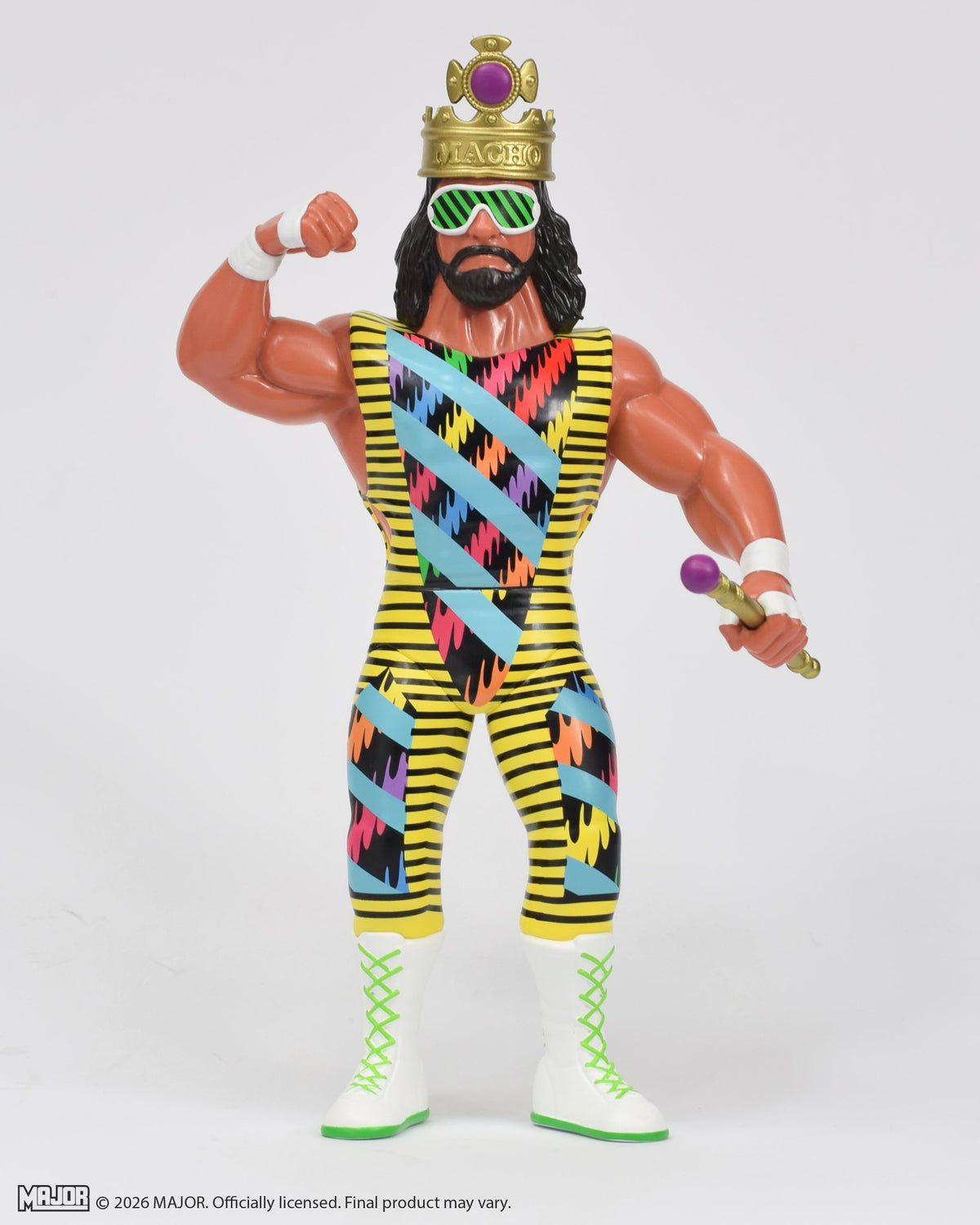 Major Big Rubber Guys Macho King Randy Savage 8-Inch Wrestling Figure - View 3