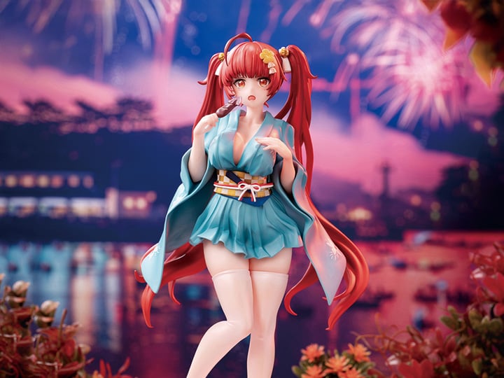 AniMester Azur Lane: Slow Ahead! Honolulu (Yukata Ver.) 1/7 Scale 9-Inch Figure - View 2