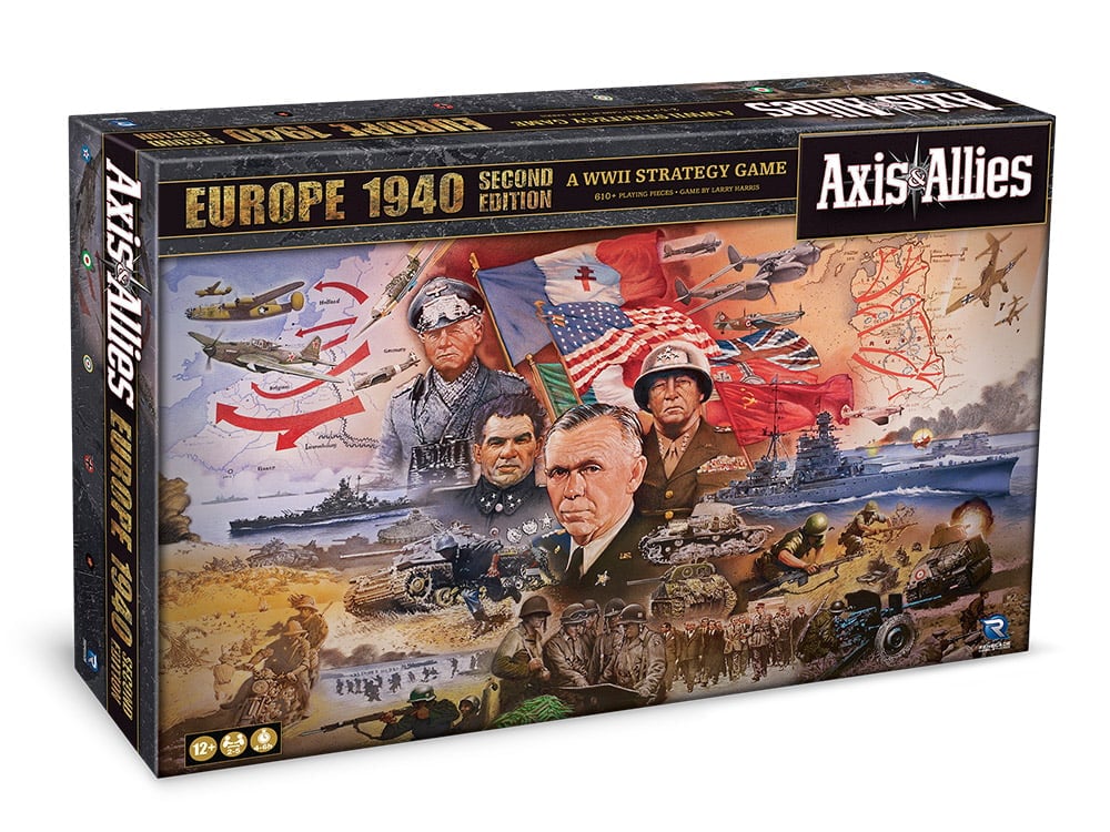 Renegade Game Studios Axis & Allies: 1940 Europe Second Edition Strategy Board Game - View 2