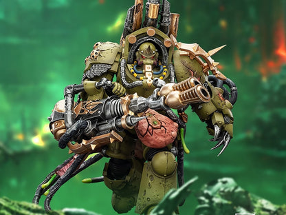 JoyToy Warhammer 40,000 Death Guard Lord of Virulence with Power Fist and Twin Plague Spewer 1/18 Scale Action Figure - View 2