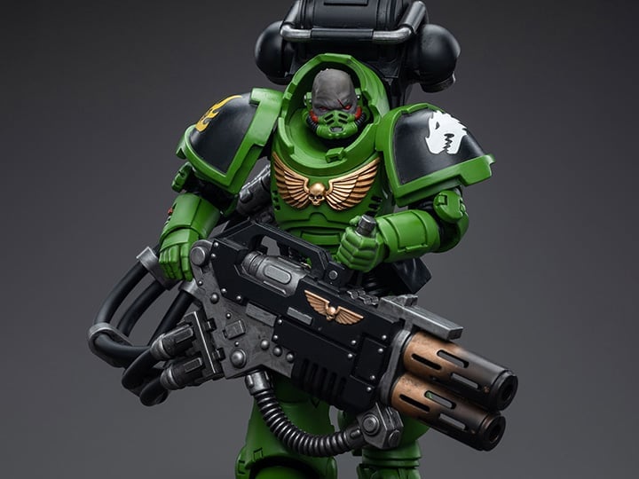 JoyToy Warhammer 40K Salamanders Eradicators Brother Xavak 1/18 Scale Action Figure - View 2