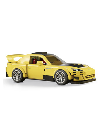 Hot Wheels Speed Series Mattel Brick Shop Custom '07 Honda S2000 1/32 Scale Building Set