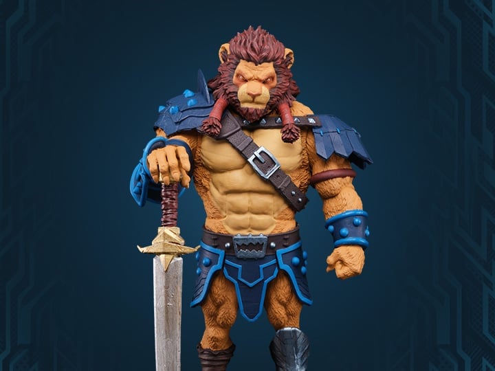 Spero Studios Animal Warriors of The Kingdom Primal Collection Series 2 Deluxe King Hannibal Plastic Figure - View 2