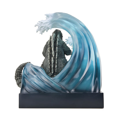 Kidrobot Godzilla in Wave with Dunny 8-Inch Resin Limited Edition Art Figure - View 6