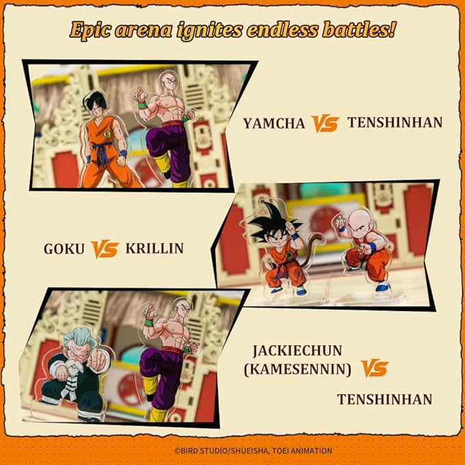 Puremind Dragon Ball Tenkaichi Budokai Wooden Construction Set with Acrylic Figures - View 8
