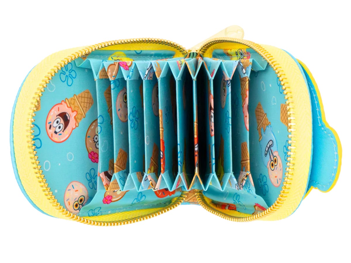 Whatever SpongeBob SquarePants Ice Cream Accordion Wallet with SpongeBob and Gary - View 4