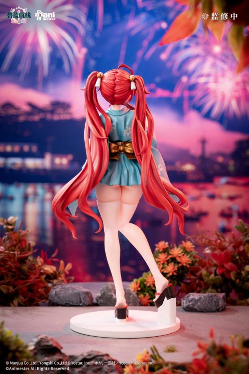 AniMester Azur Lane: Slow Ahead! Honolulu (Yukata Ver.) 1/7 Scale 9-Inch Figure - View 4